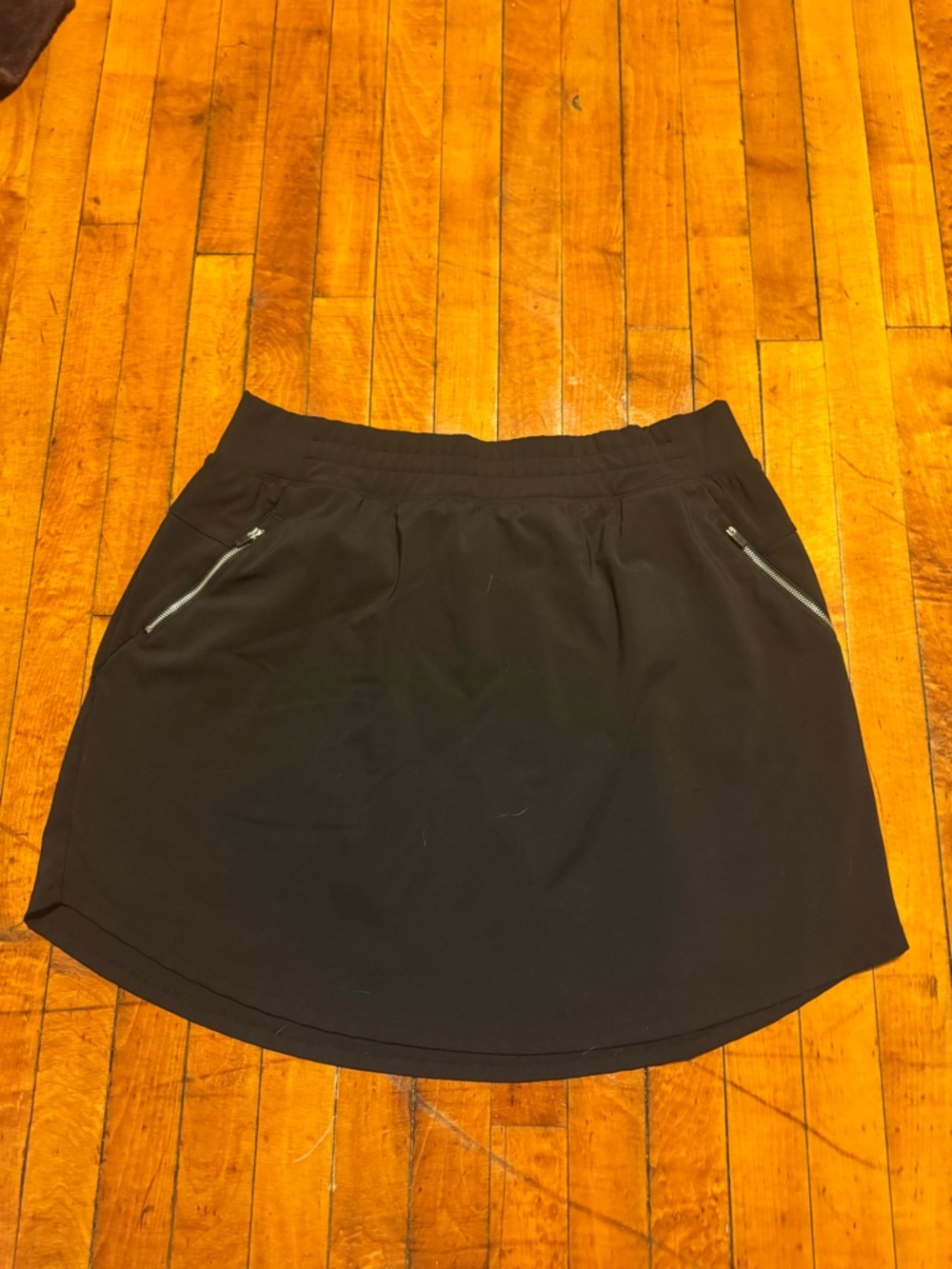 Livi by Lane Bryant Black Athletic Skort with Zip Pockets Size 18/20